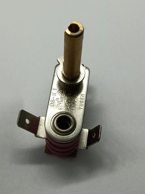 Verstelbare bimetallische thermostaat met een temperatuurbereik van 50-250 °C en 100 duurzaamheidscycli